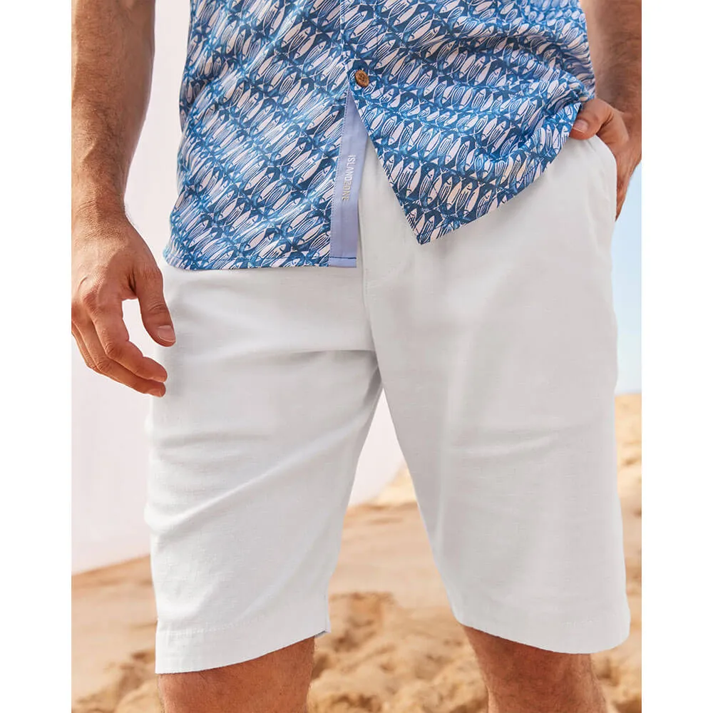Tommy Bahama 10-Inch Linen In Paradise Shorts - White Tommy Bahama Clothing