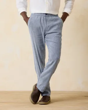 Tommy Bahama Beach Coast Linen Blend Elastic Pull On Pants - Maritime Tommy Bahama Clothing