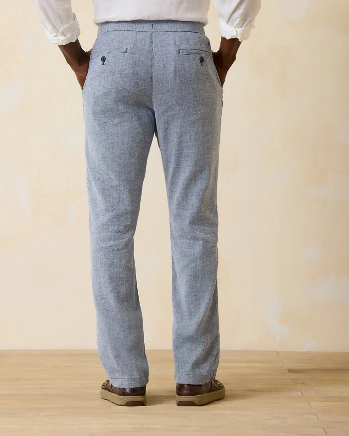 Tommy Bahama Beach Coast Linen Blend Elastic Pull On Pants - Maritime Tommy Bahama Clothing
