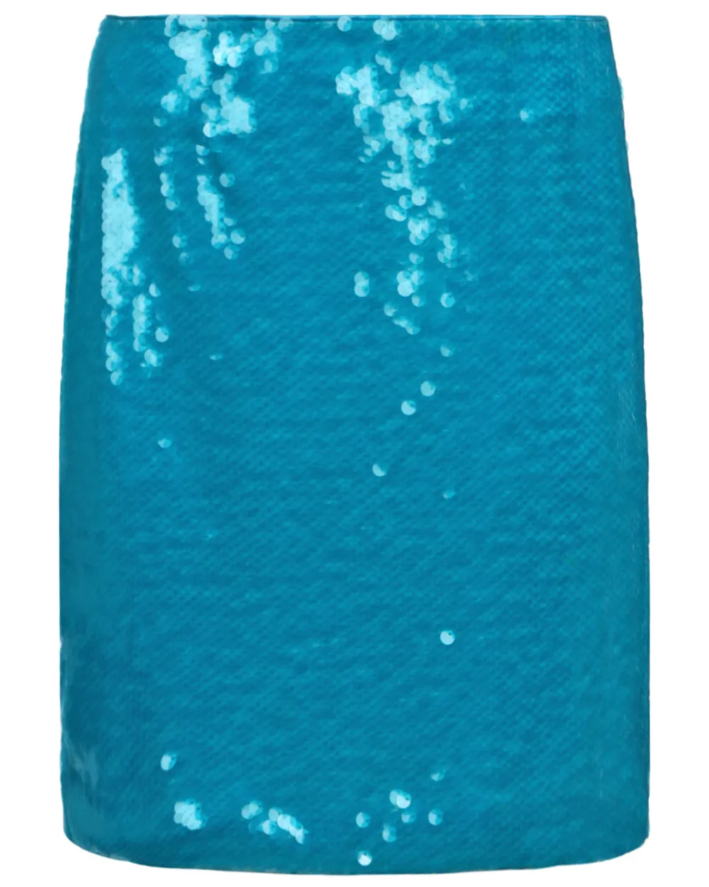 Turquoise Marmalade Sequin Mini Skirt