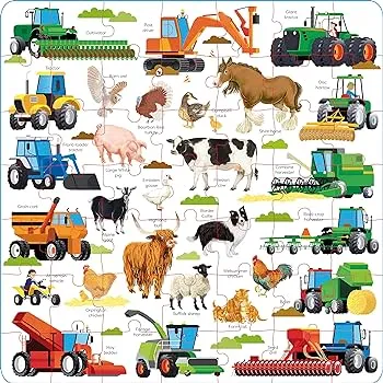Usborne Book & Jigsaw: Farm