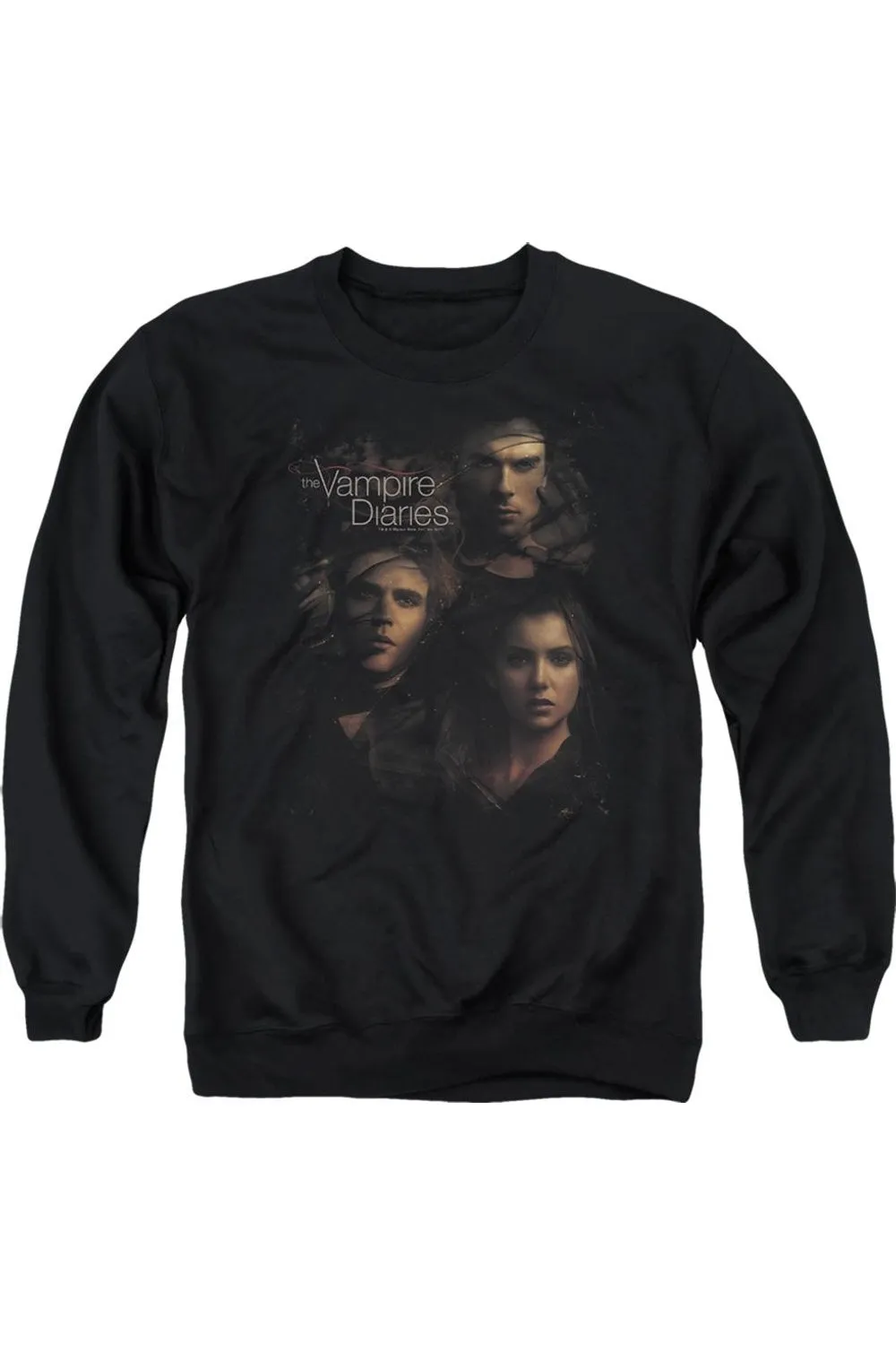 Vampire Diaries Smokey Veil Adult Crewneck Sweatshirt