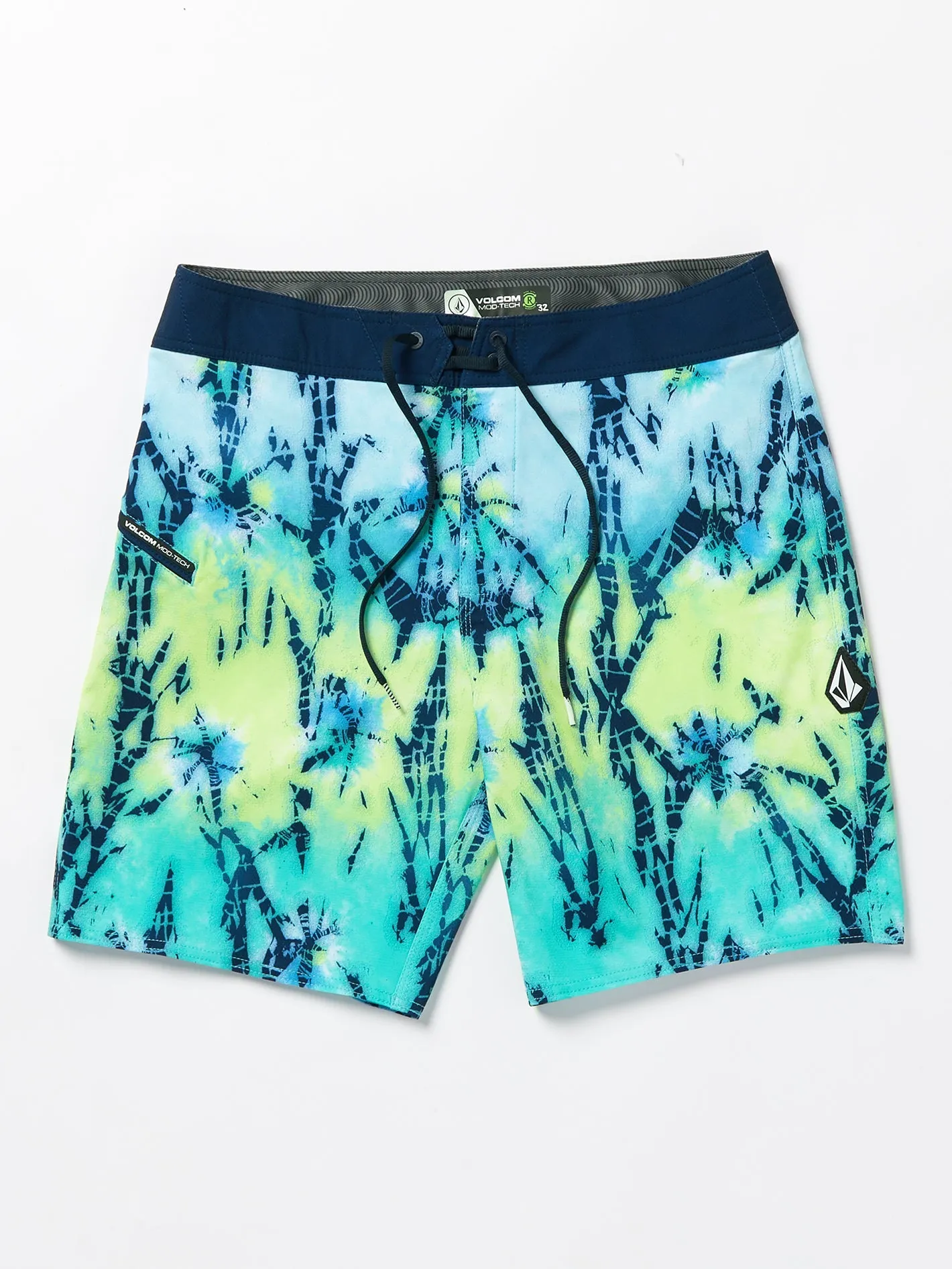 Volcom Batik Mod-Tech Trunks Misty Blue Volcom
