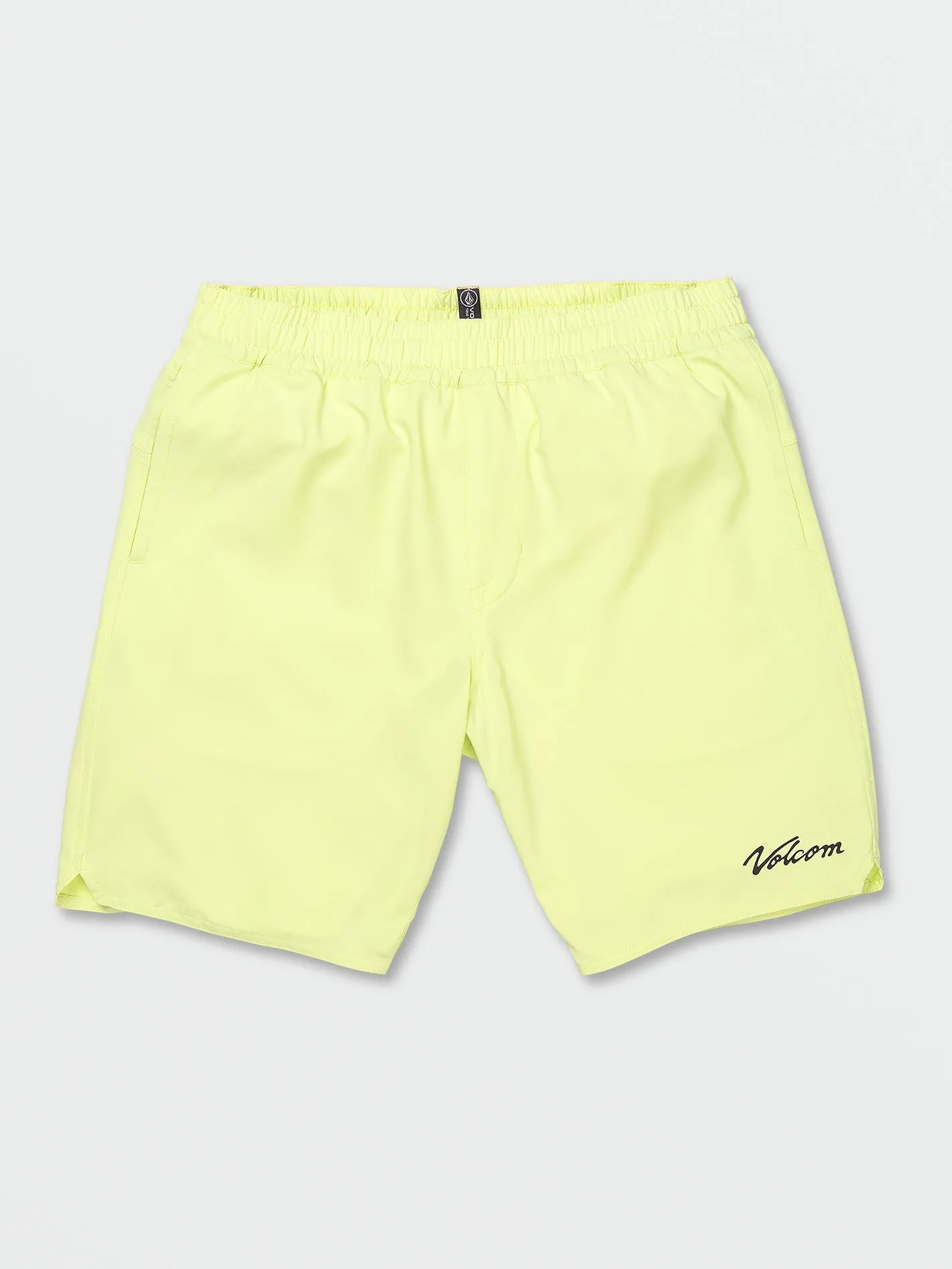 Volcom Belmont Men's Elastic Waist Shorts Shadow Lime Volcom