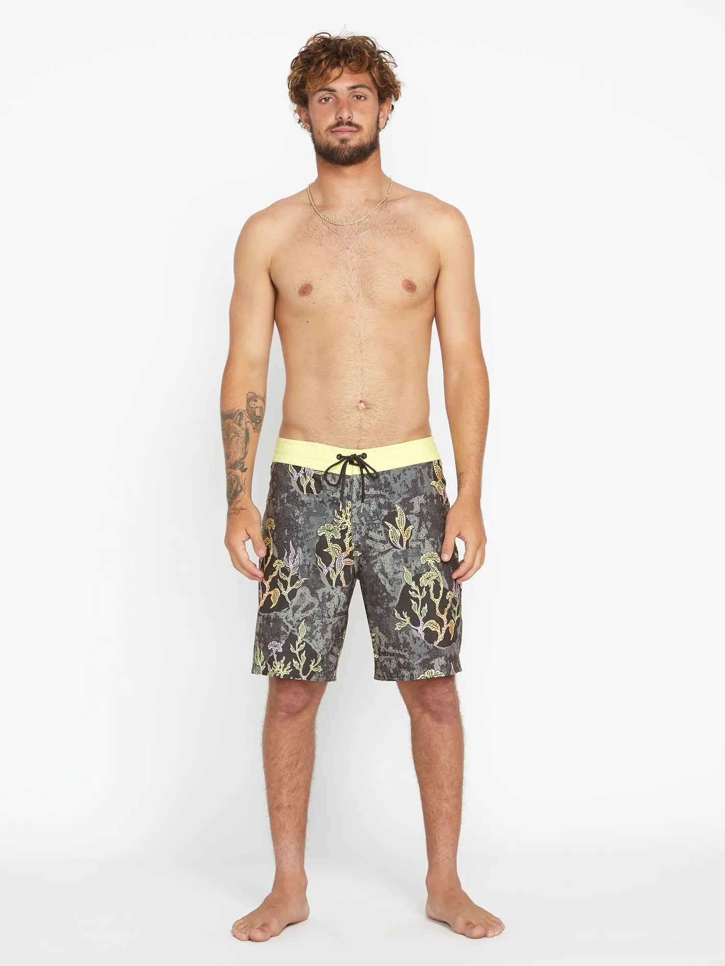 Volcom Mashed Stoney Trunks Dusk Grey Volcom