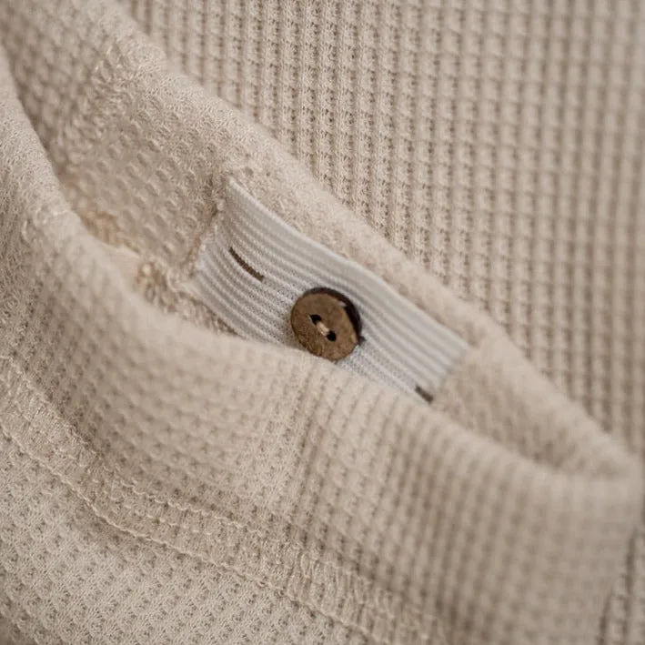 Waffle Long Sleeve Set Babykids_Atlas-Grey