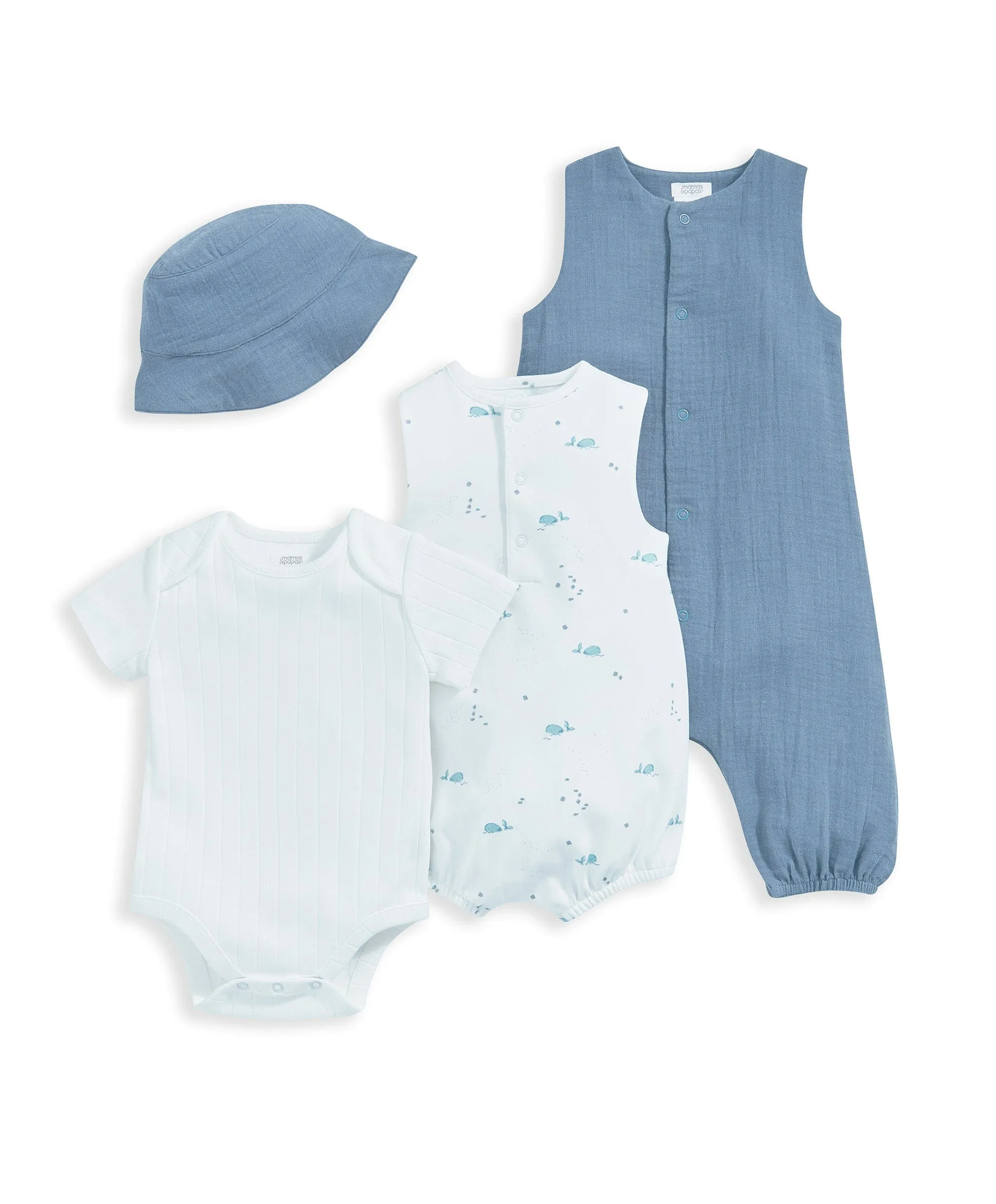 Whale Starter Outfit Set (4 Piece) Babykids Mamas & Papas