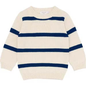 wide stripe knit sweater