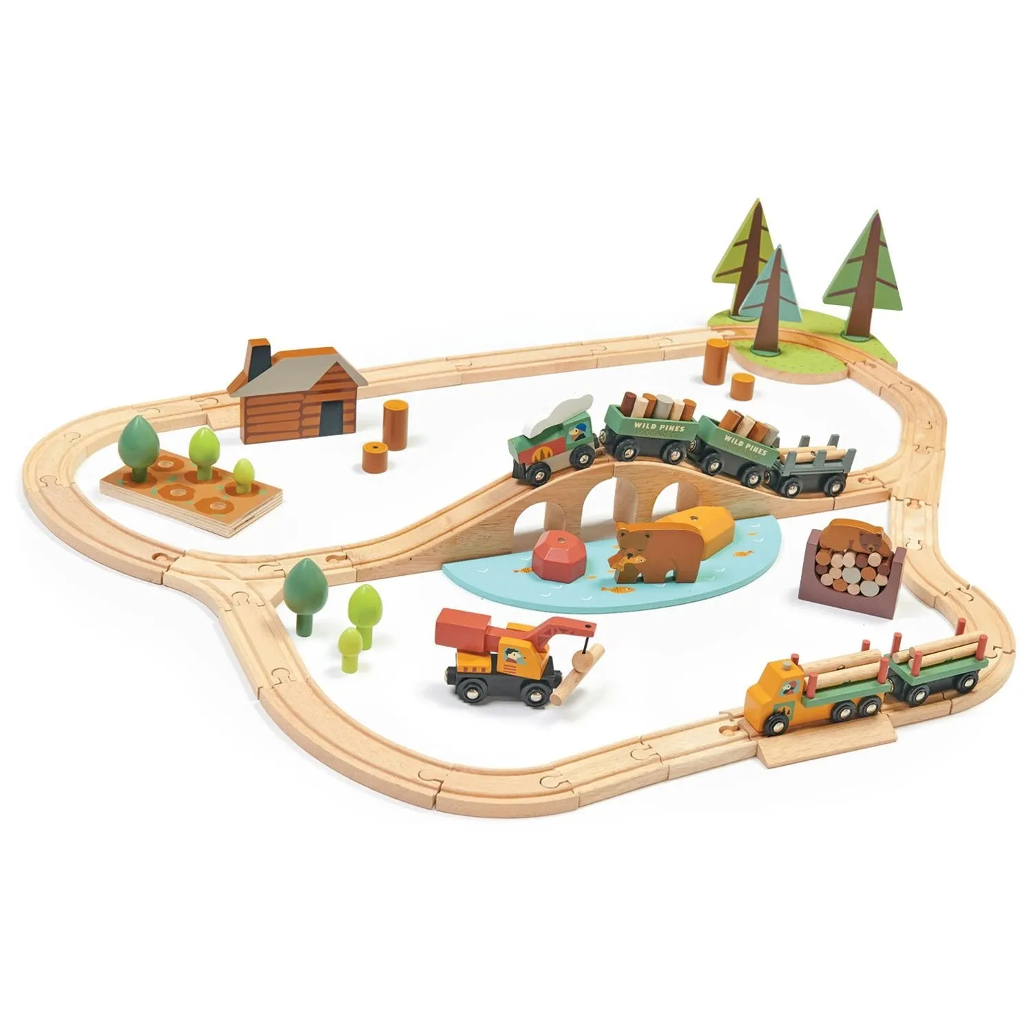 Wild Pines Large Train Set