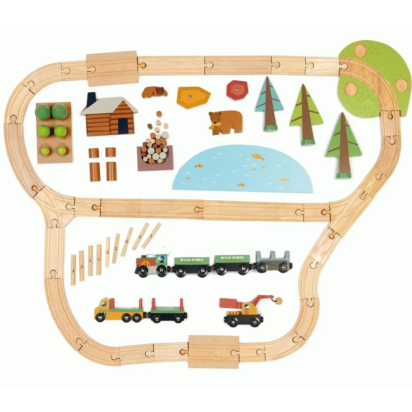 Wild Pines Large Train Set