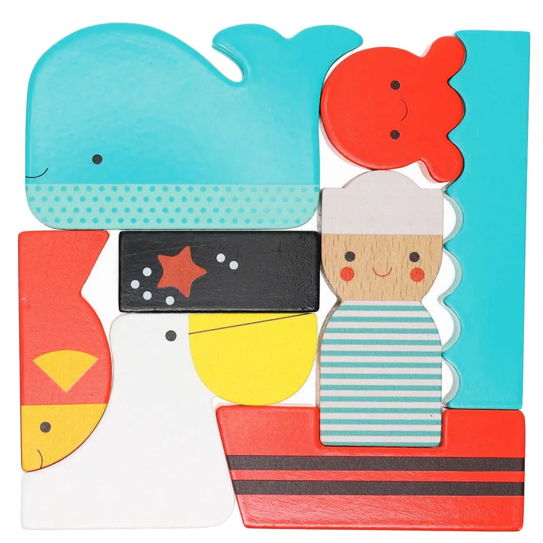 Wooden Puzzle & Play - At The Sea