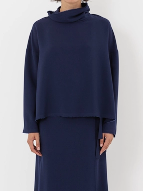 Wright   Doyle Lotura Funnel Neck Top