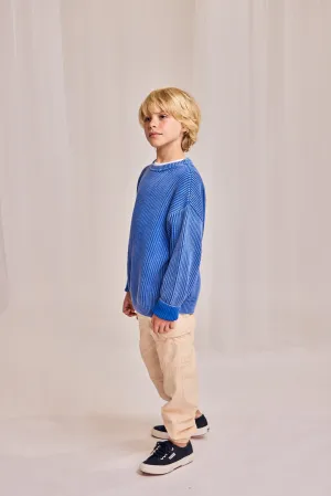 yaro c-neck fine 000707 - bright blue Ao76 Clothes Boys Girls