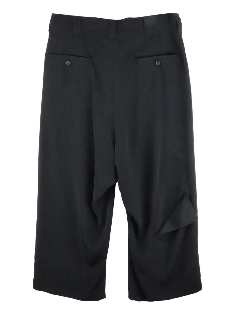 YOHJI YAMAMOTO POUR HOMME - Men Center Tucked Pants Clothing_yohji-yamamoto