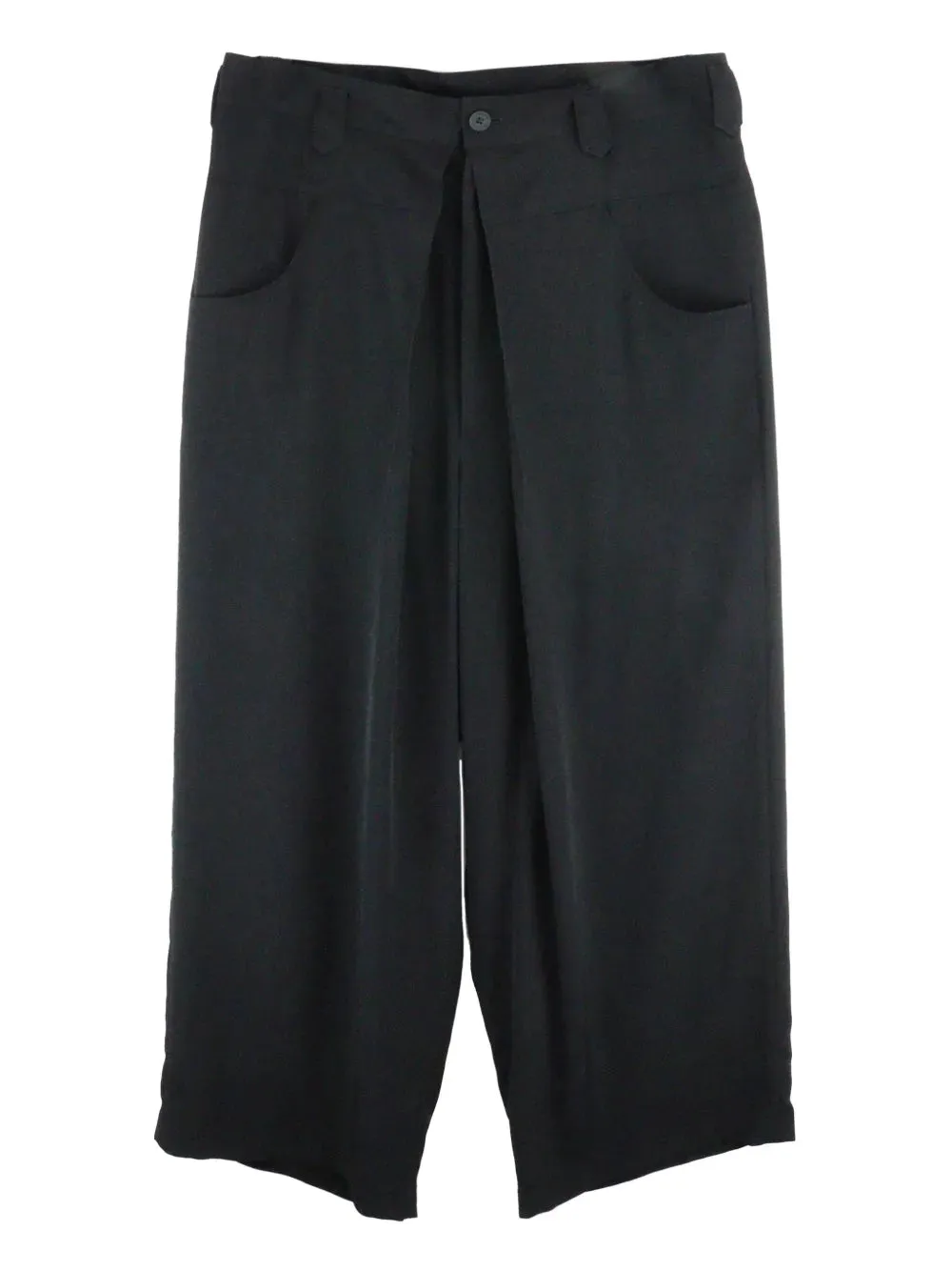 YOHJI YAMAMOTO POUR HOMME - Men Center Tucked Pants Clothing_yohji-yamamoto