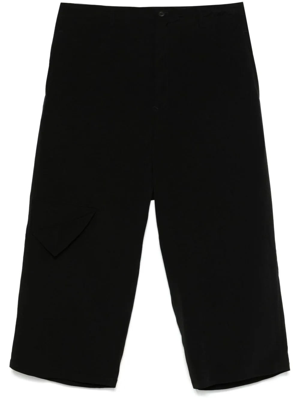 YOHJI YAMAMOTO POUR HOMME - Men Cut-Out Detail Pants Clothing_yohji-yamamoto
