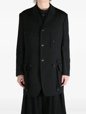 YOHJI YAMAMOTO POUR HOMME - Men Detachable Pocket Jacket Clothing_yohji-yamamoto