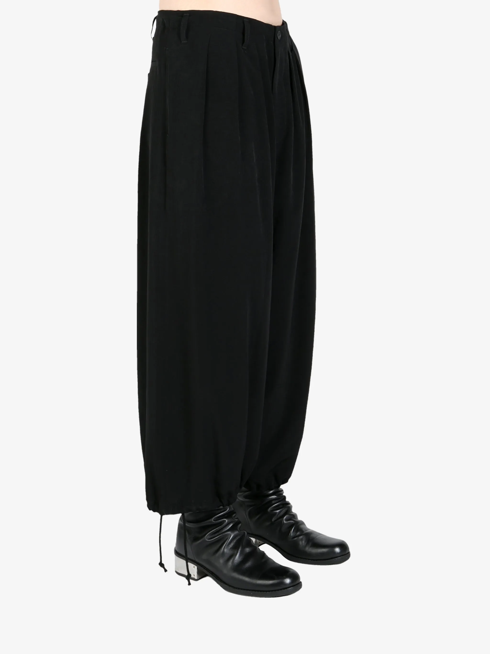 YOHJI YAMAMOTO POUR HOMME - Men Slim Balloon Pants Clothing_yohji-yamamoto