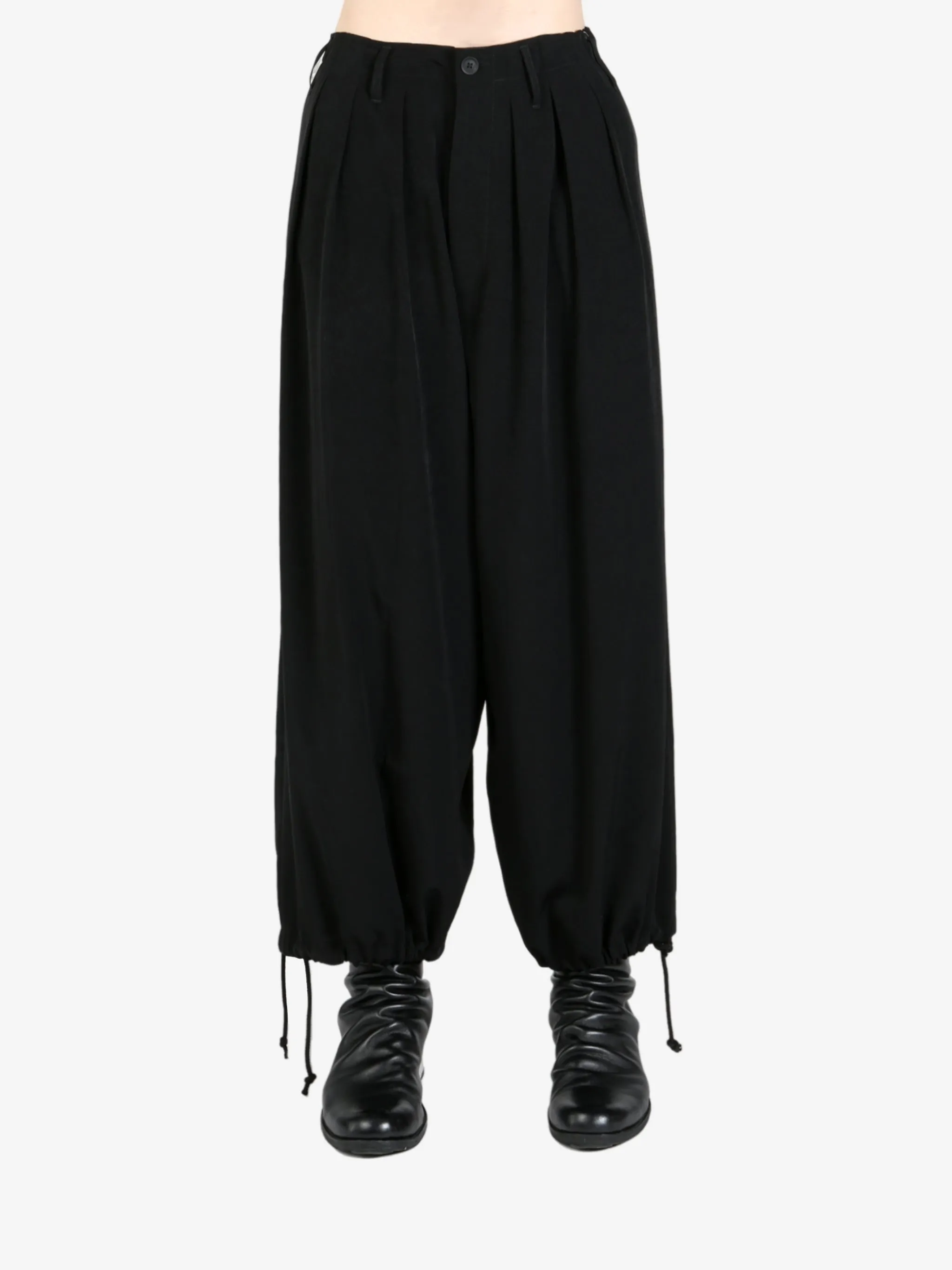 YOHJI YAMAMOTO POUR HOMME - Men Slim Balloon Pants Clothing_yohji-yamamoto