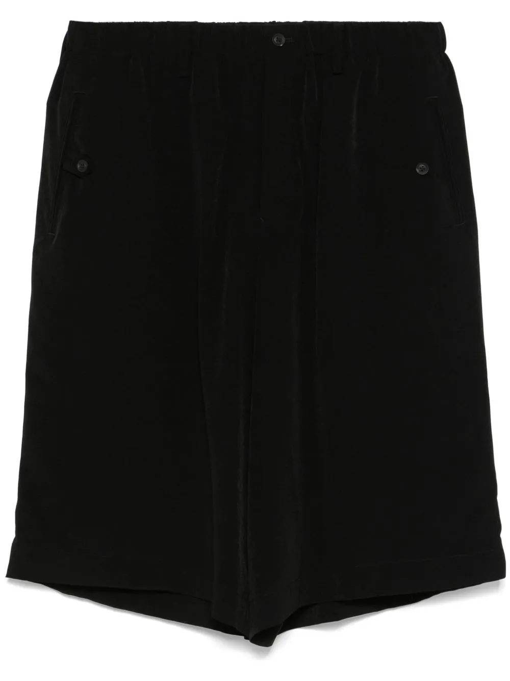 YOHJI YAMAMOTO POUR HOMME - Men Tab Half Pants Clothing_yohji-yamamoto