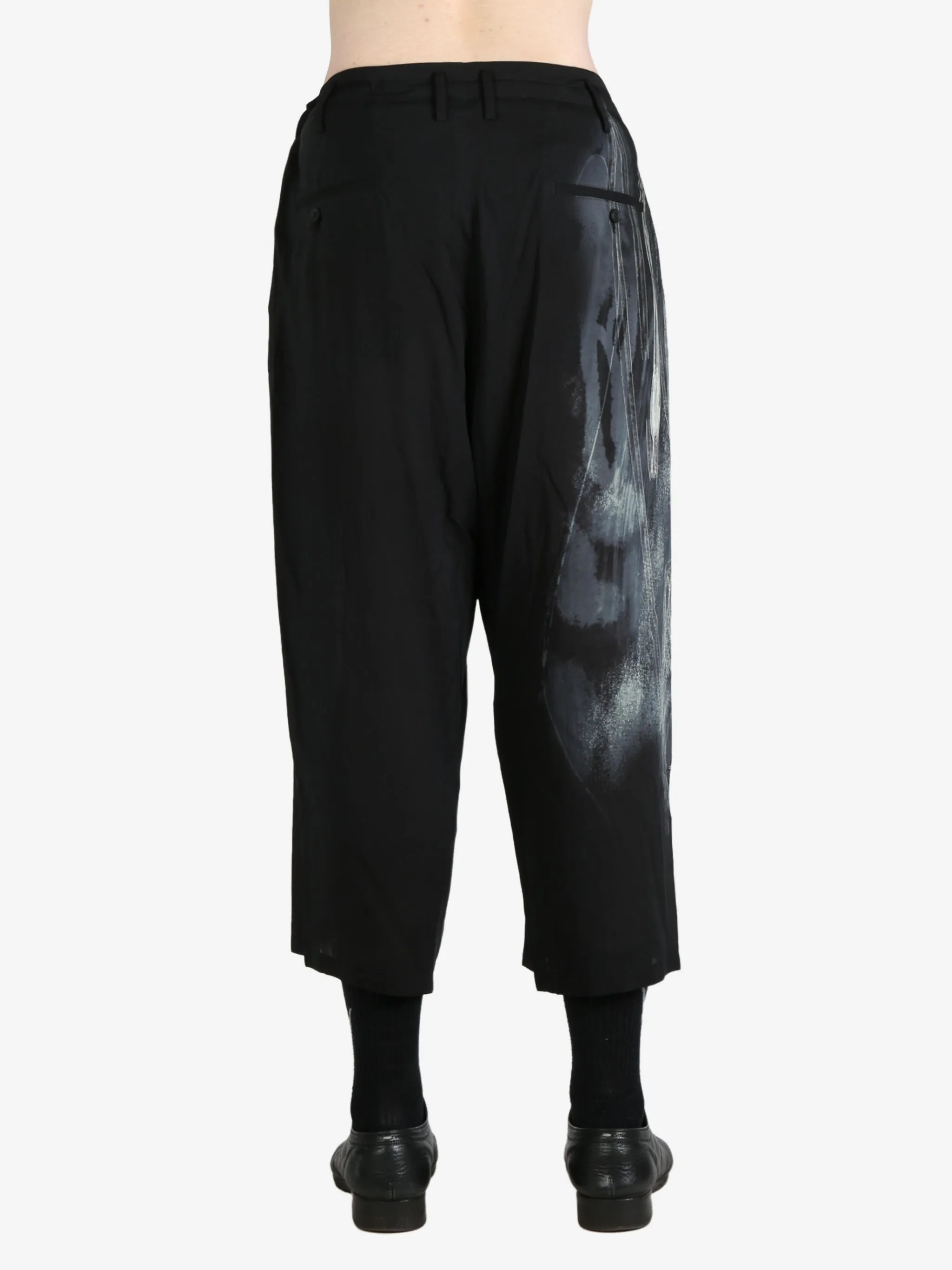 YOHJI YAMAMOTO POUR HOMME - Men Tucked Seam Pants Clothing_yohji-yamamoto