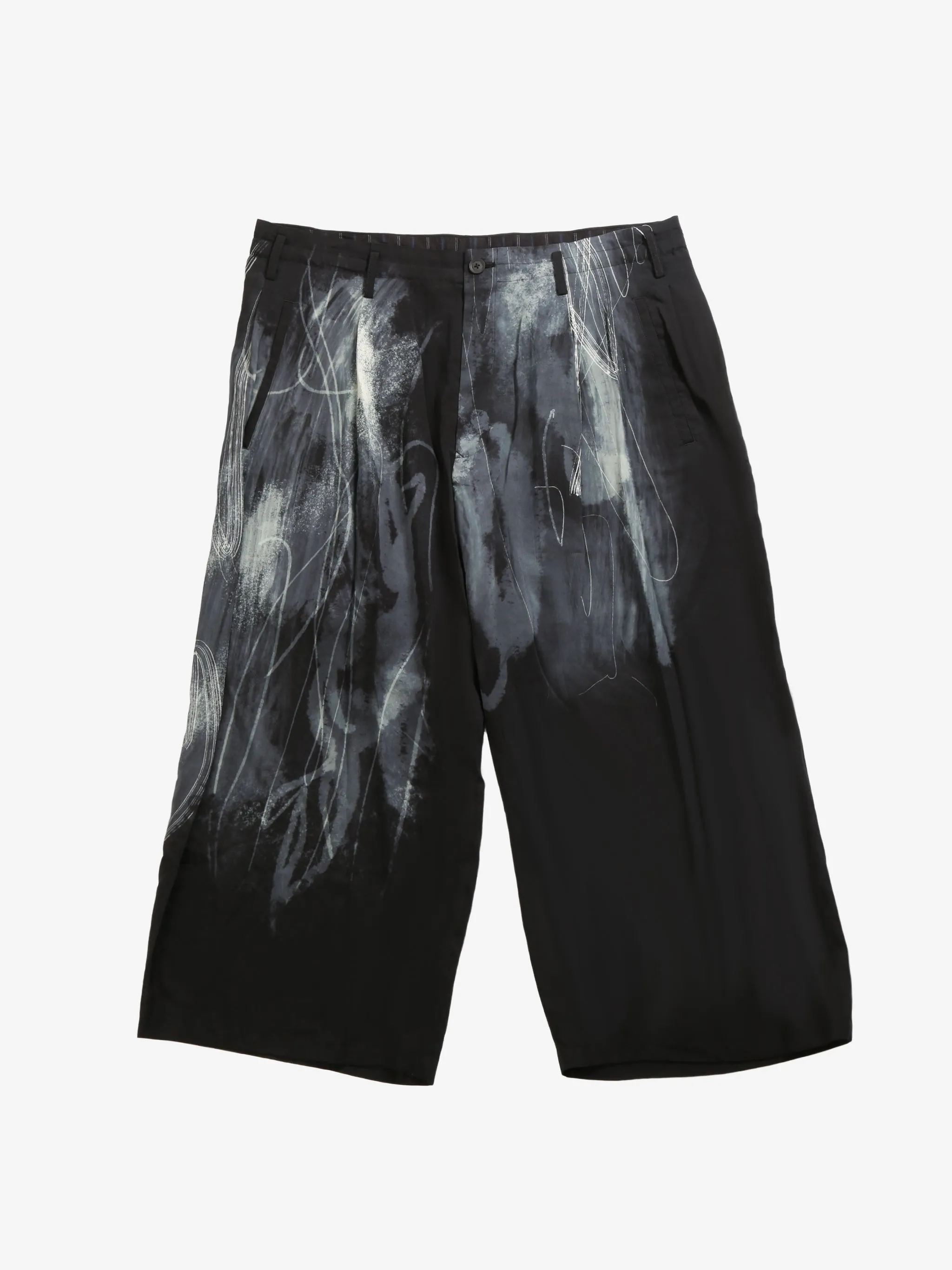 YOHJI YAMAMOTO POUR HOMME - Men Tucked Seam Pants Clothing_yohji-yamamoto