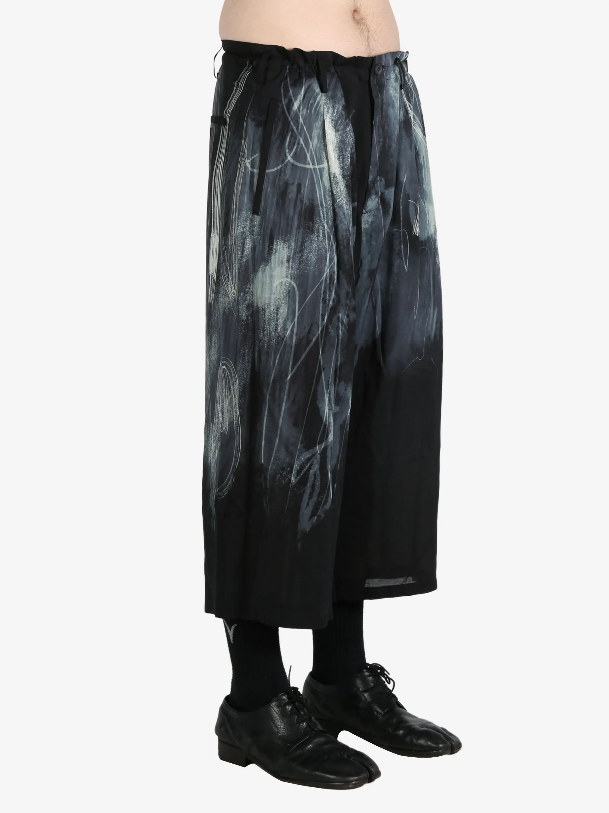YOHJI YAMAMOTO POUR HOMME - Men Tucked Seam Pants Clothing_yohji-yamamoto