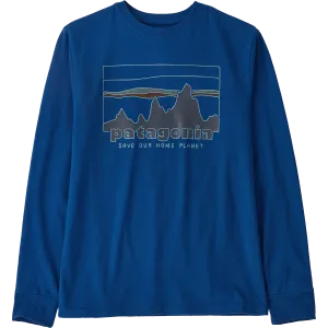 Youth Long-Sleeved Regenerative Organic Cotton Graphic T-Shirt Patagonia Clothing
