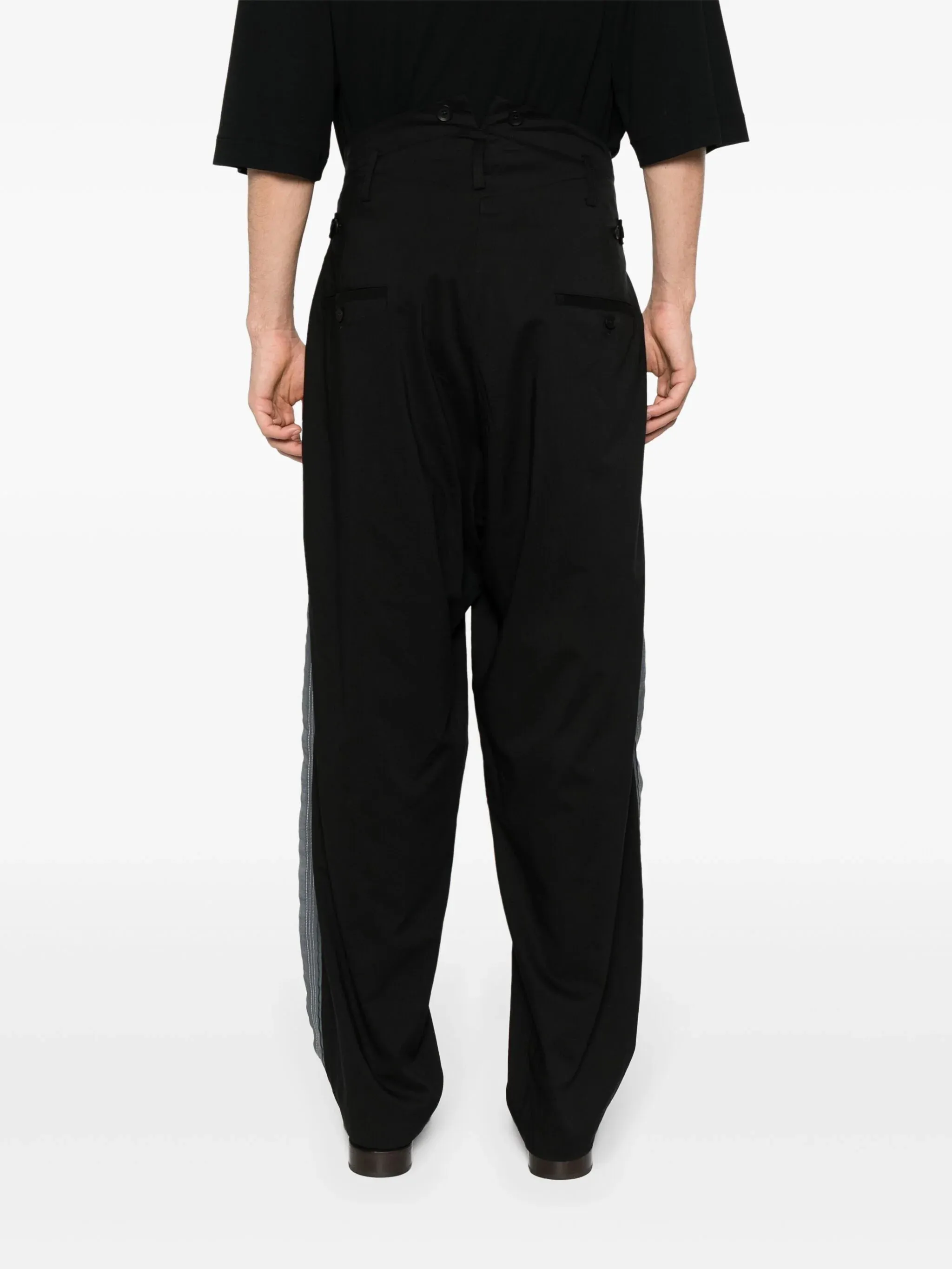 Y'S Men R-Side Point Suspender Pants Clothing_ys